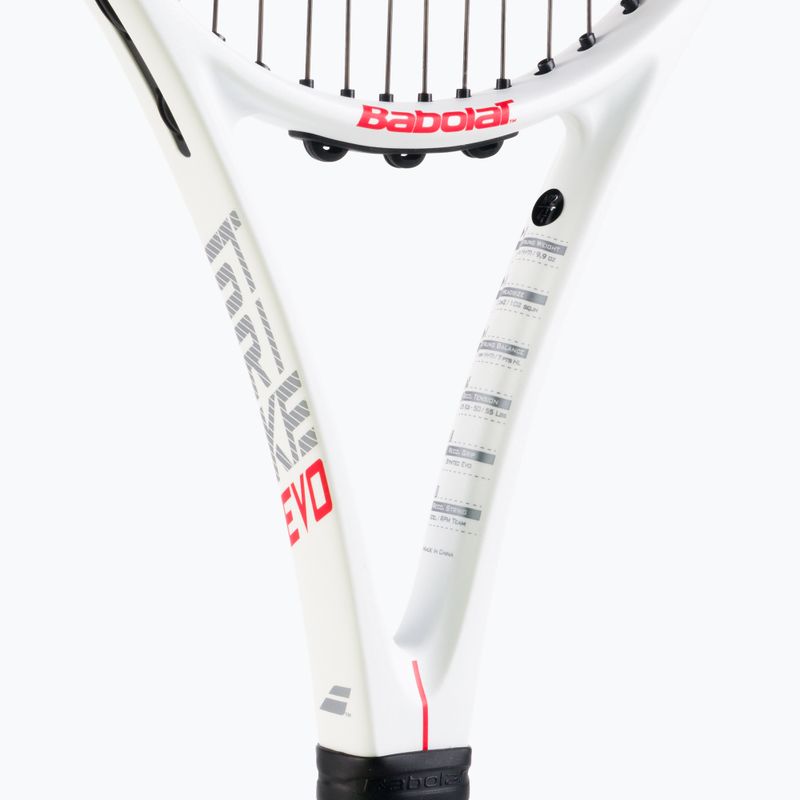Rachetă de tenis BABOLAT Strike Evo alb 178871 4