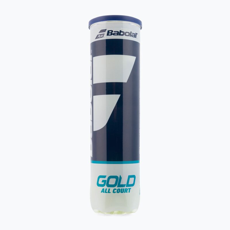 Set de mingi de tenis 4 buc. BABOLAT Gold All Court 4 galben 502085 2