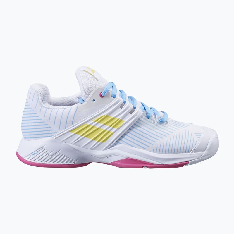 Pantofi de tenis pentru femei Babolat 21 Jet Mach 3 Clay alb/sulfur primăvară 11