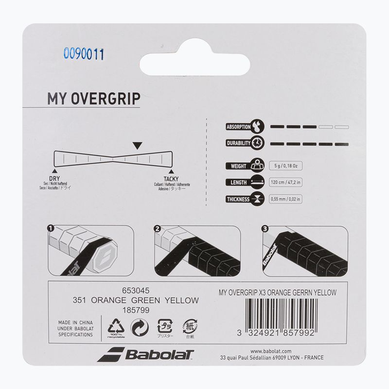 BABOLAT My Overgrip X3 Învelișuri pentru rachete de tenis 653045 2