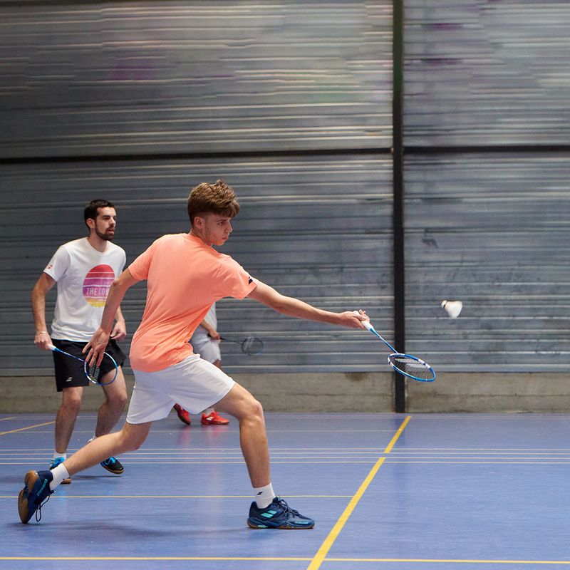 Rachetă de badminton BABOLAT 22 Satelite Origin Essential Strung FC albastru 191369 8