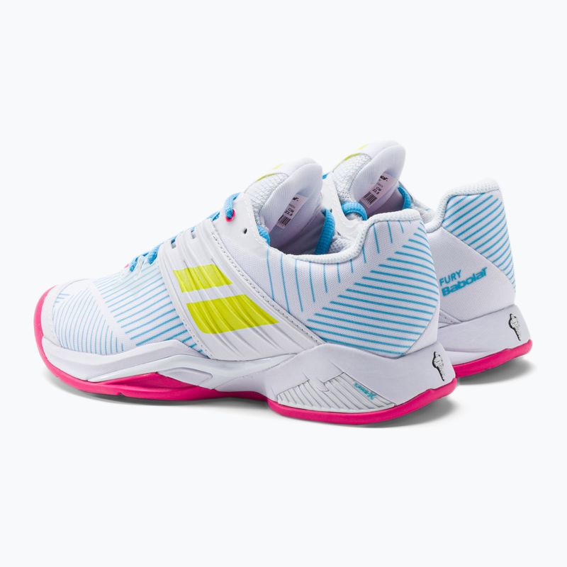Pantofi de tenis pentru femei BABOLAT 22 Propulse Fury Clay alb 31S22554 3