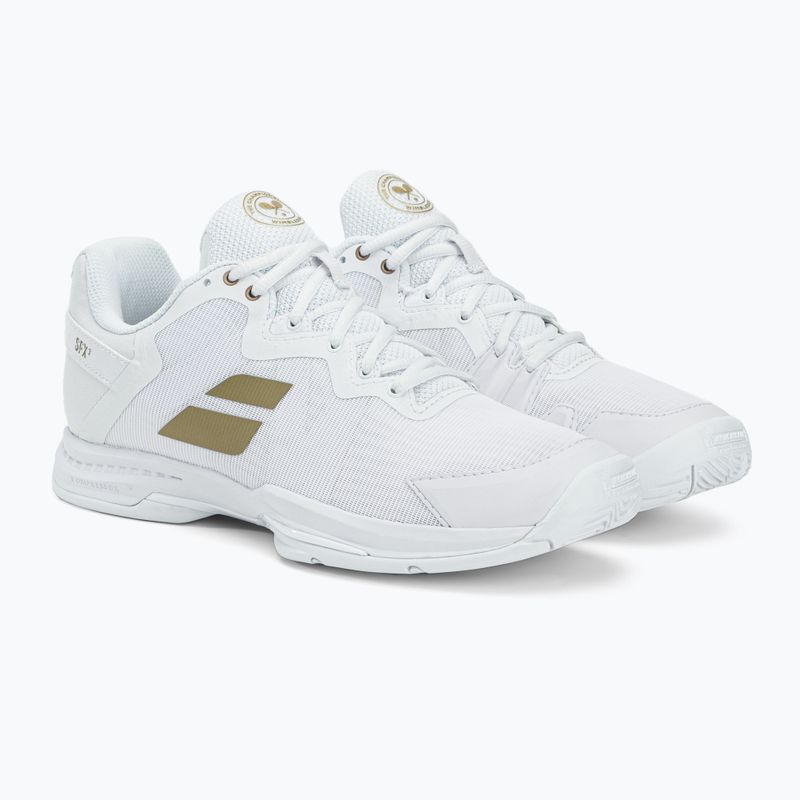 Babolat pantofi de tenis pentru bărbați 22 SFX3 All Court Wimbledon alb 30S22550 4
