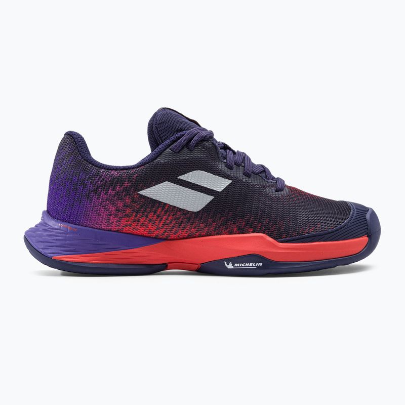 Pantofi de tenis pentru copii BABOLAT 22 Jet Mach 3 Clay albastru panglică 33S22730 2