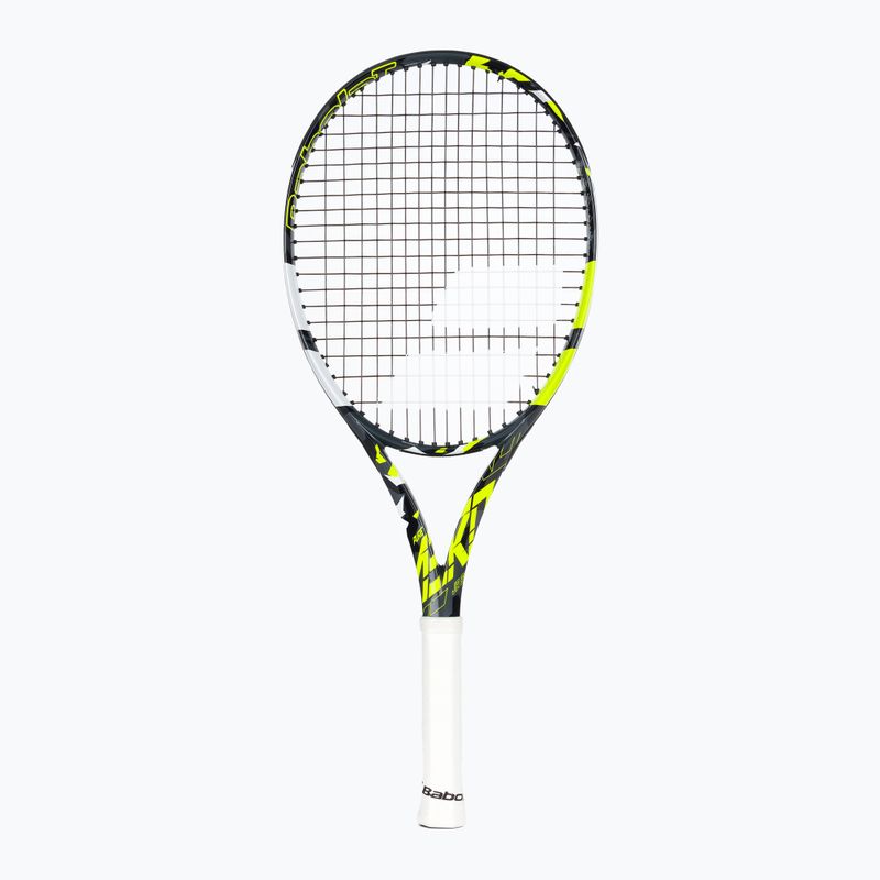 Rachetă de tenis Babolat Pure Aero Junior 26 pentru copii gri-galben 140465