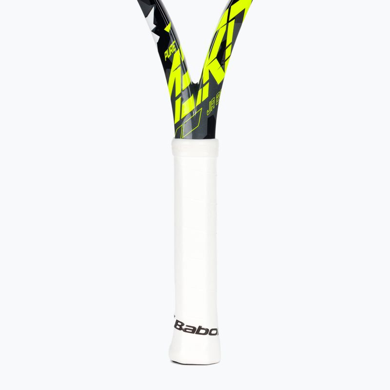Rachetă de tenis Babolat Pure Aero Junior 26 pentru copii gri-galben 140465 4