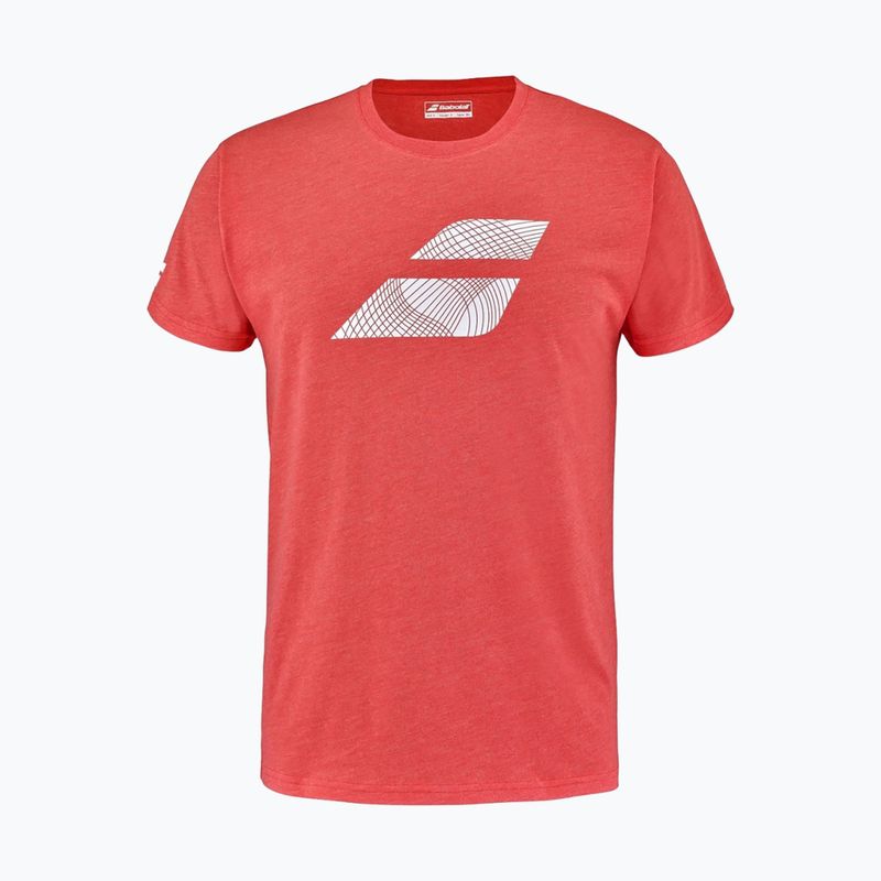 Babolat tricou pentru bărbați Exercise Big Flag roșu mac roșu heather
