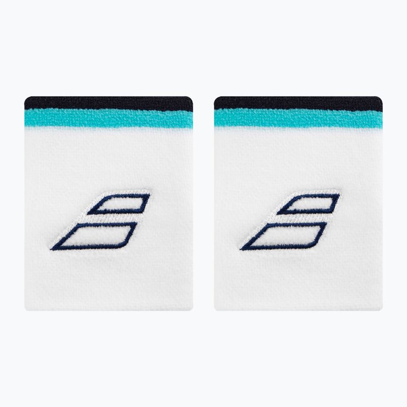 Babolat Terry Jumbo Wristband 2 buc. alb 5UA1263