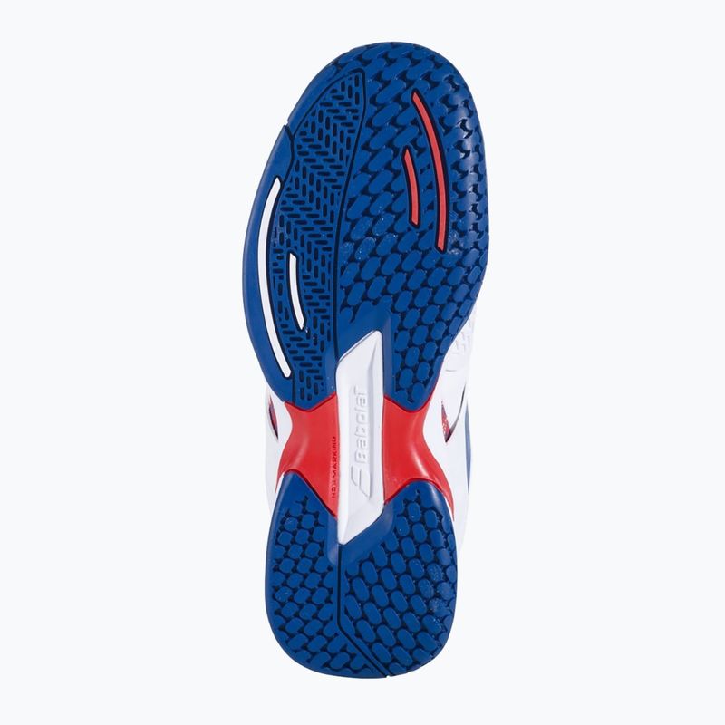 Încălțăminte de tenis pentru copii Babolat Propulse All Court white/estate blue 12