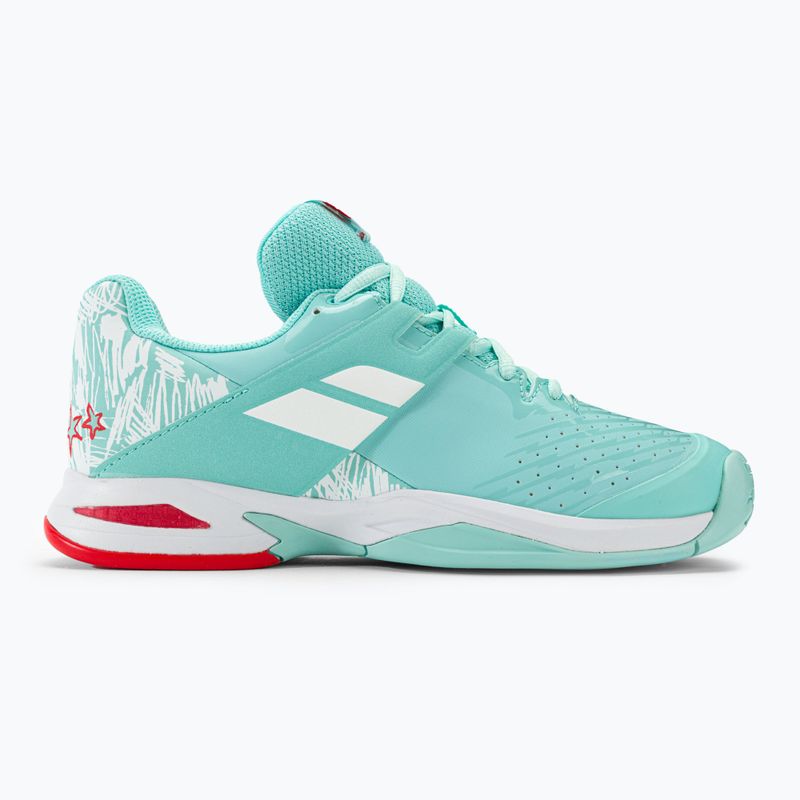 Babolat Propulse All Court JR, pantofi de tenis pentru copii yucca/alb 2