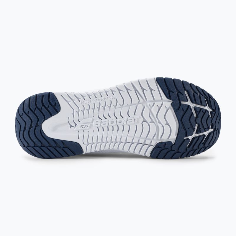 Babolat Pulsion All Court Kid pantofi de tenis alb/albastru de stat