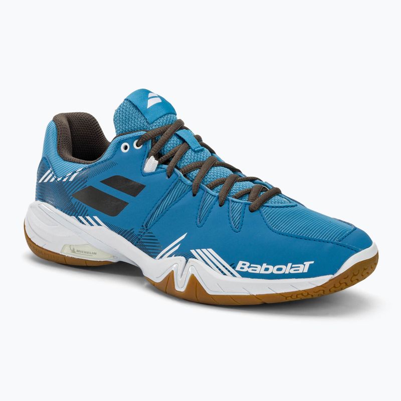 Încălțăminte de badminton pentru bărbați Babolat Shadow Spirit blue/black