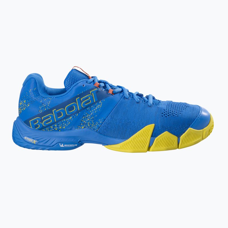 Babolat Movea pantofi de padel pentru bărbați albastru francez/galben vibrant 8