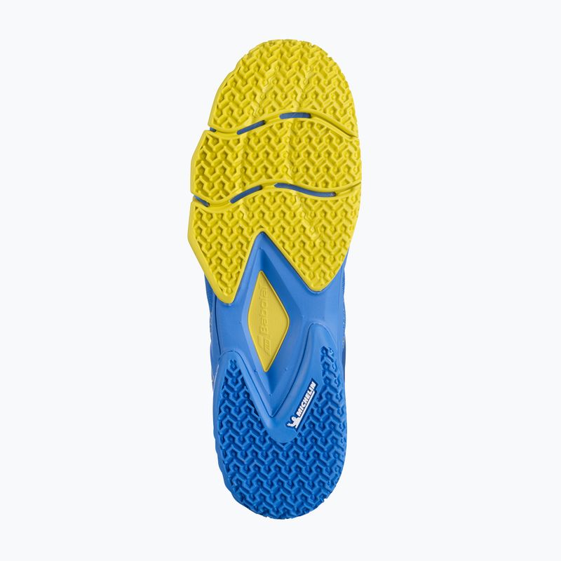 Babolat Movea pantofi de padel pentru bărbați albastru francez/galben vibrant 10