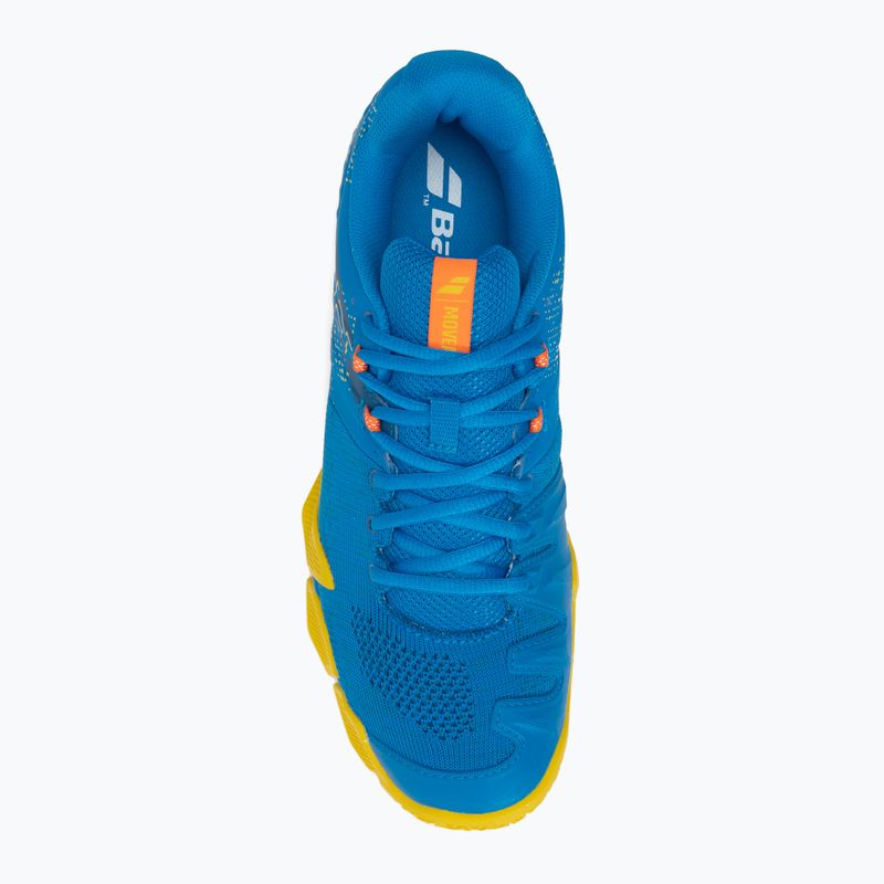 Babolat Movea pantofi de padel pentru bărbați albastru francez/galben vibrant 6