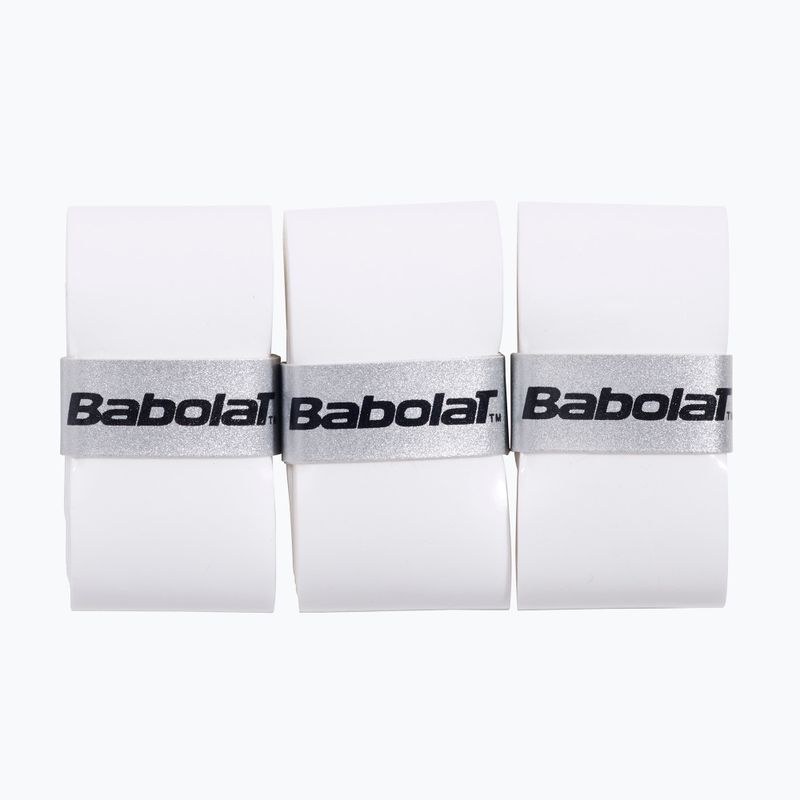 Învelișuri pentru rachete de tenis Babolat Pro Tour 2.0 3 buc. white 2