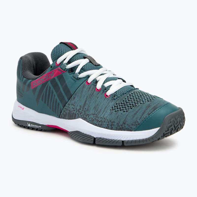 Încălțăminte de padel pentru femei Babolat Sensa north atlantic/ white