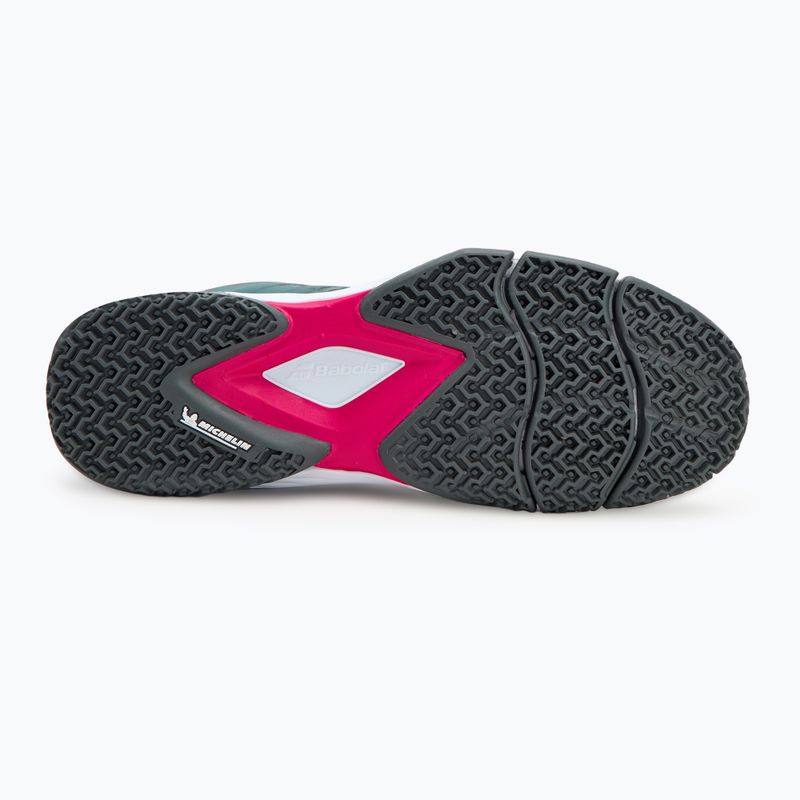 Încălțăminte de padel pentru femei Babolat Sensa north atlantic/ white 4