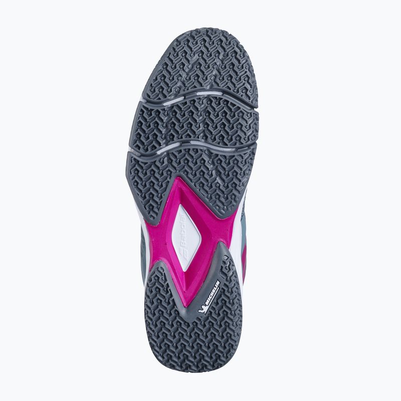 Încălțăminte de padel pentru femei Babolat Sensa north atlantic/ white 11