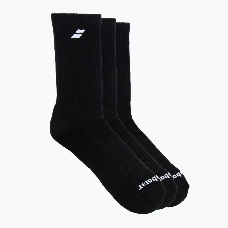 Șosete Babolat 3 perechi negru/negru