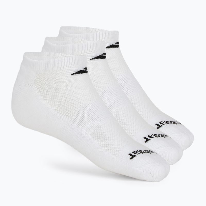 Șosete Babolat Invisible 3 perechi S25 white/ white