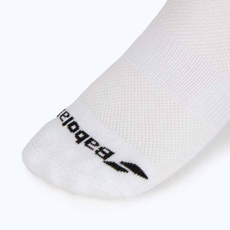 Șosete Babolat Invisible 3 perechi S25 white/ white 3