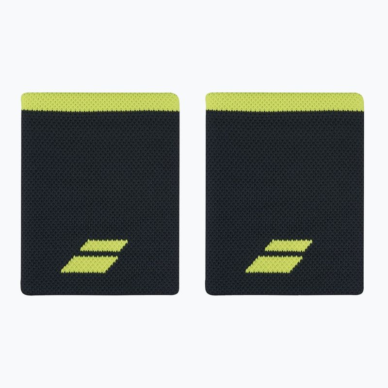 Babolat Logo Jumbo Wristband 2 buc negru/aero