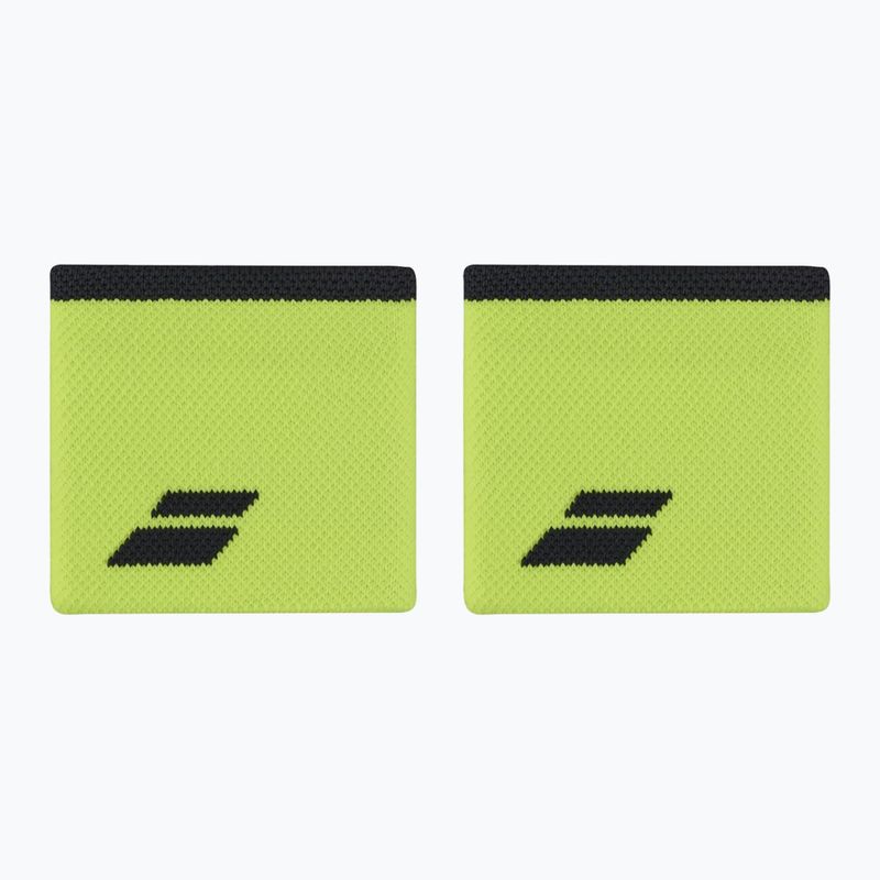 Manșete pentru încheietură Babolat Logo Wristband 2 buc. aero/grey