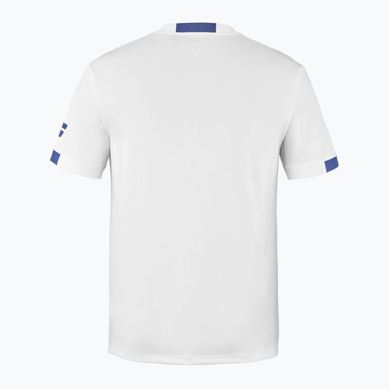 Tricou Babolat Play Crew Neck pentru bărbați, alb/alb 2
