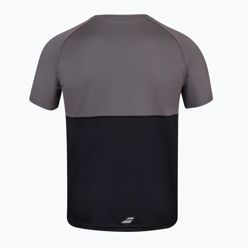 Tricou Babolat Play Crew Neck pentru bărbați negru/negru 3