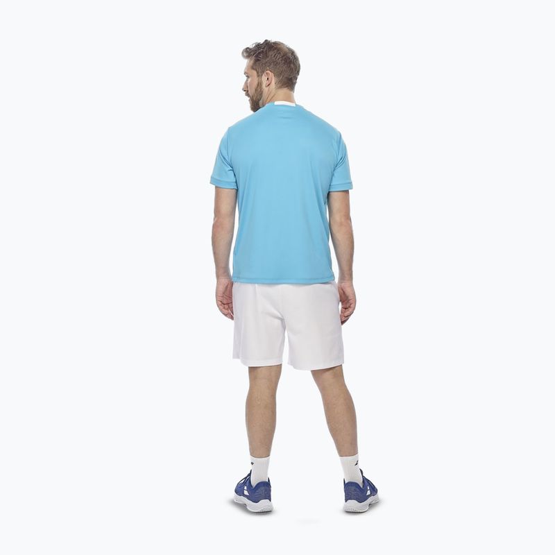 Tricou pentru bărbați Babolat Play Crew Neck cyan blue 3