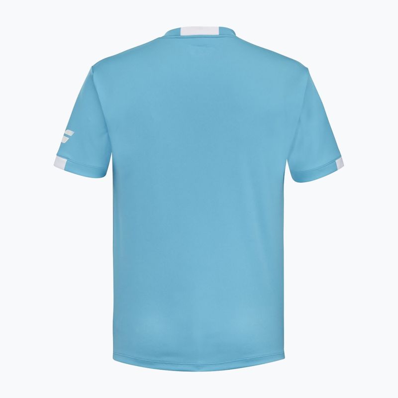 Tricou pentru bărbați Babolat Play Crew Neck cyan blue 9
