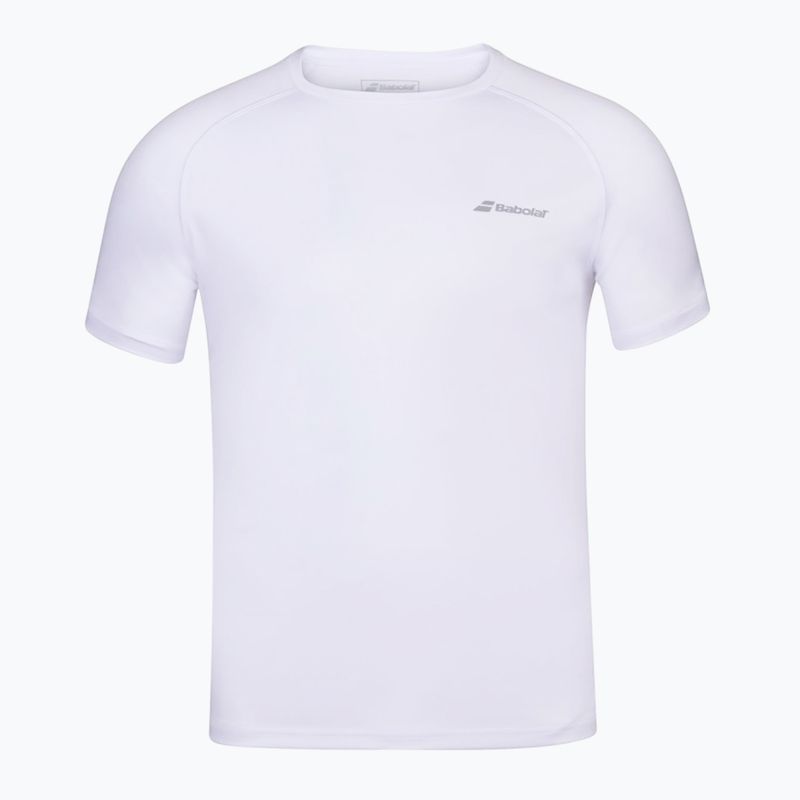 Babolat Play Crew Neck tricou pentru copii alb/alb