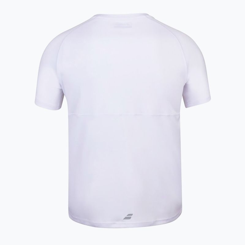 Babolat Play Crew Neck tricou pentru copii alb/alb