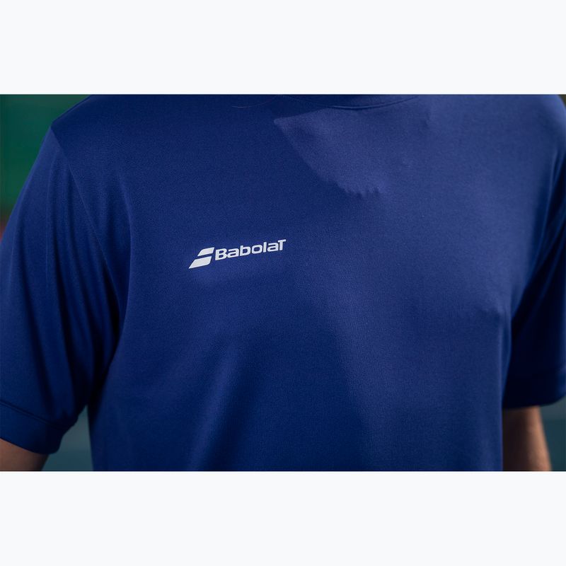 Tricou pentru copii Babolat Play Crew Neck sodalite blue