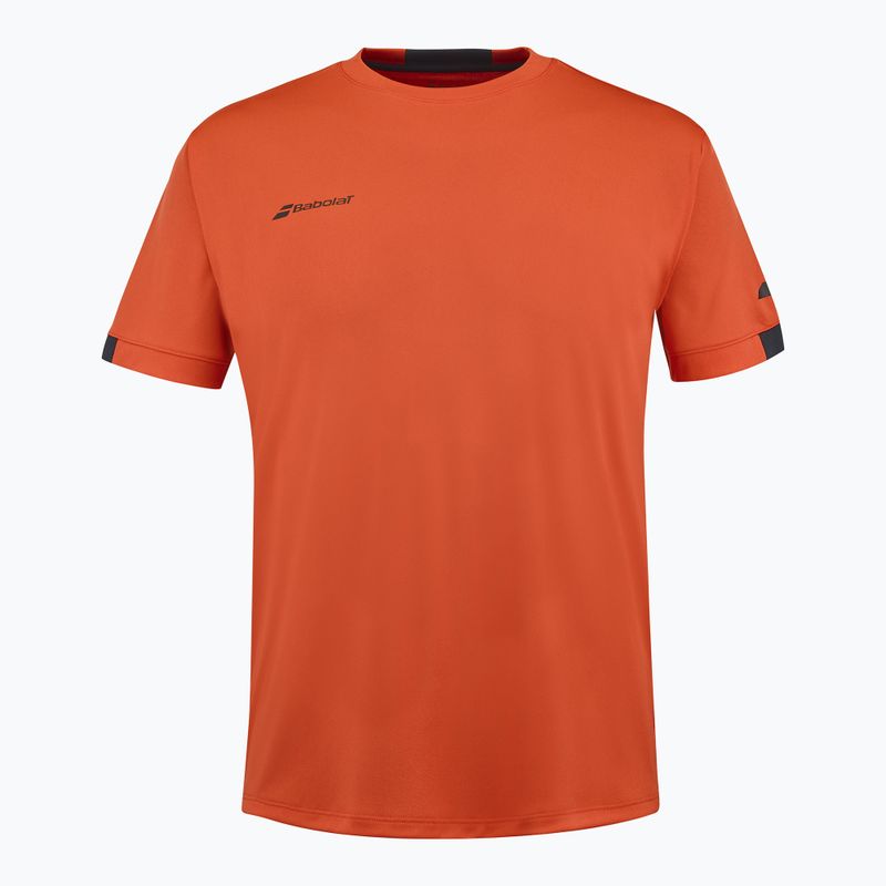 Tricou pentru copii Babolat Play Crew Neck Jr fiesta red