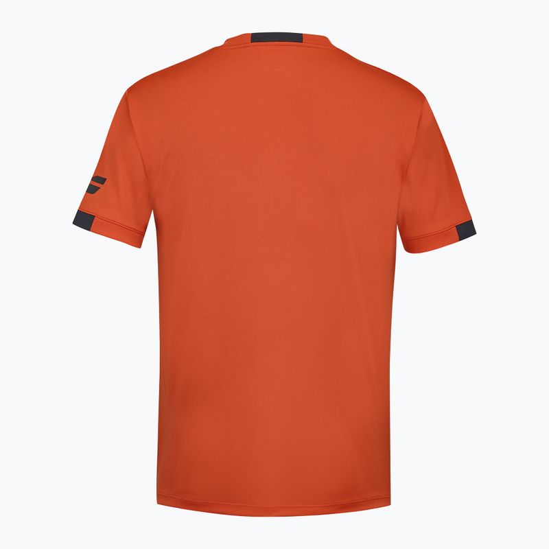 Tricou pentru copii Babolat Play Crew Neck Jr fiesta red 2