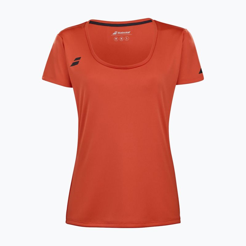 Tricou pentru copii Babolat Play Cap Sleeve Top fiesta red
