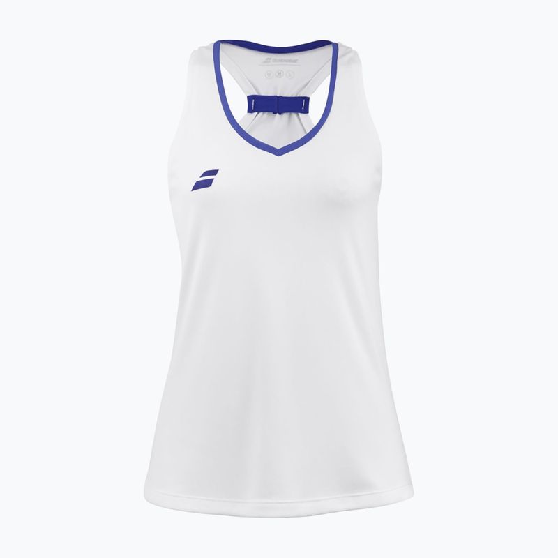 Tank top pentru copii Babolat Play white/ white