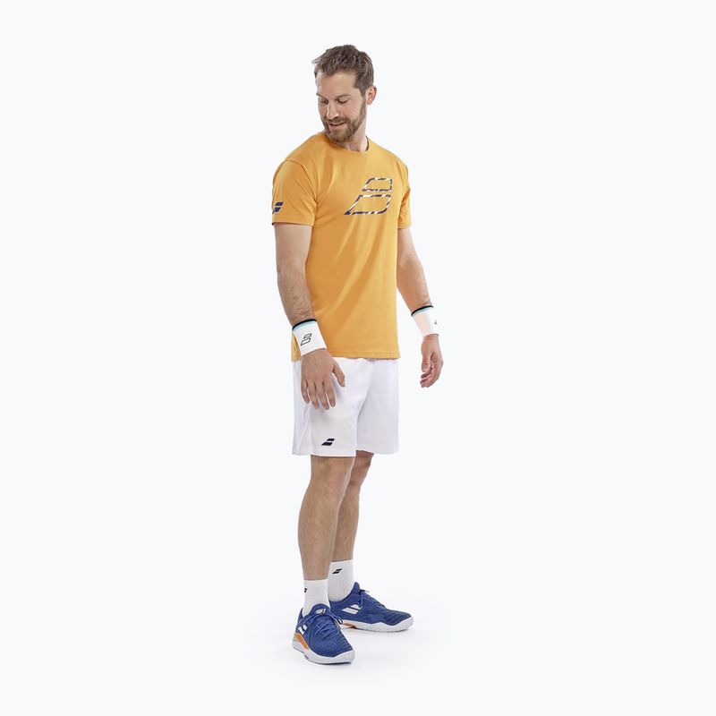 Tricou pentru bărbați Babolat Exercise Big Flag autumn glory 2