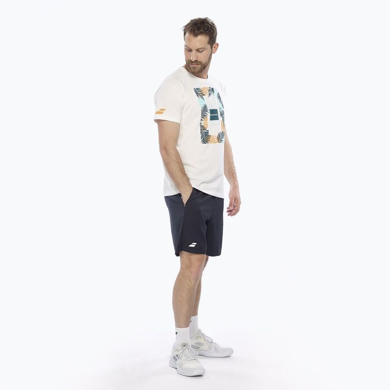 Babolat tricou pentru bărbați Exercise Message 1000 alb/alb