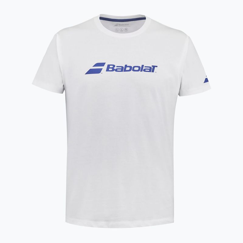 Tricou pentru copii Babolat Exercise Babolat Jr white/white