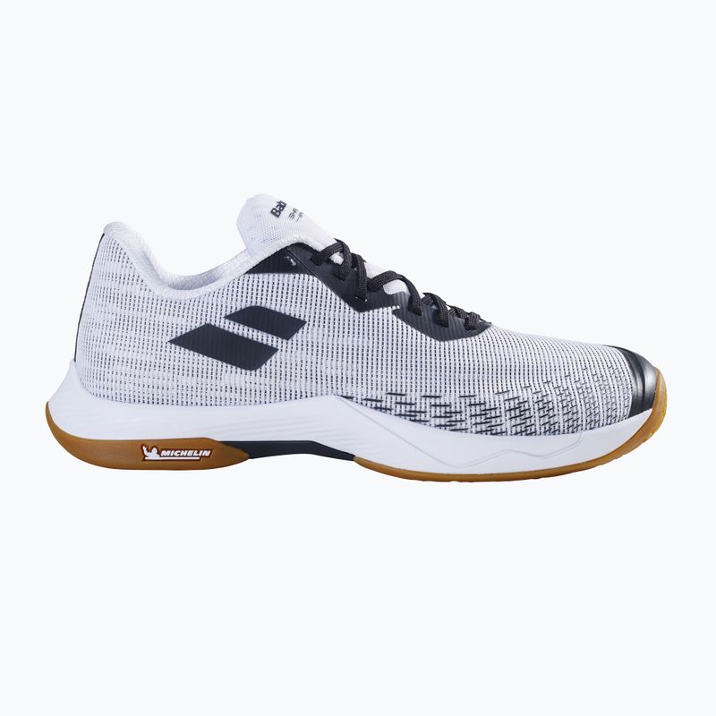 Încălțăminte de badminton pentru bărbați Babolat Shadow Spirit 2 white/ black 9