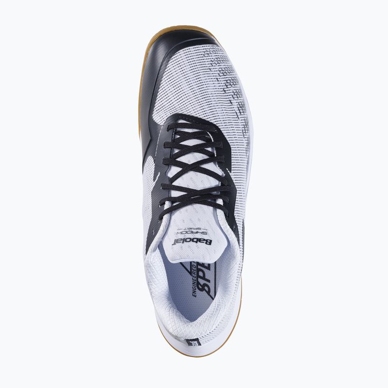 Încălțăminte de badminton pentru bărbați Babolat Shadow Spirit 2 white/ black 12
