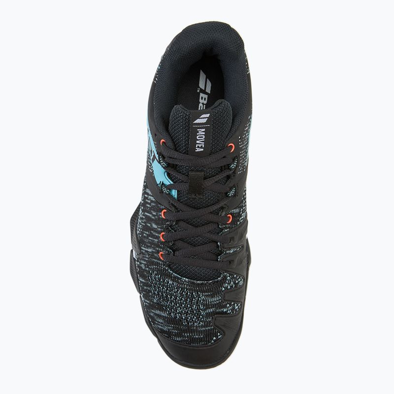 Încălțăminte de padel pentru bărbați Babolat Movea black/ light blue 5