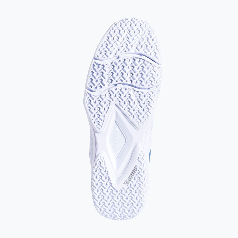 Încălțăminte de padel pentru femei  Babolat Sensa W white/ cool blue 5