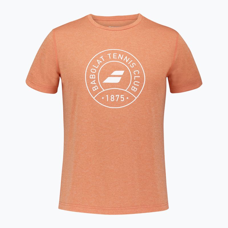 Tricou pentru bărbați Babolat Exercise Graphic vibrant orange hthr