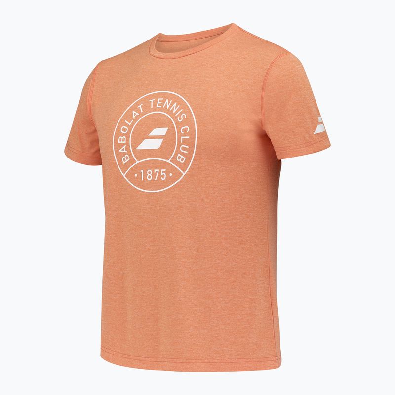 Tricou pentru bărbați Babolat Exercise Graphic vibrant orange hthr 2