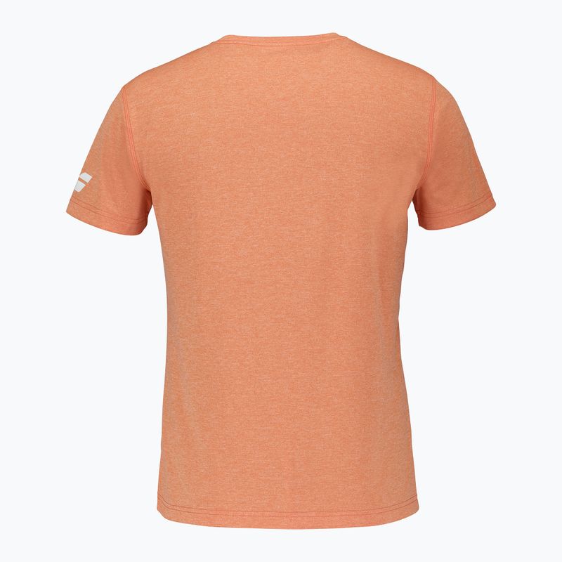 Tricou pentru bărbați Babolat Exercise Graphic vibrant orange hthr 3
