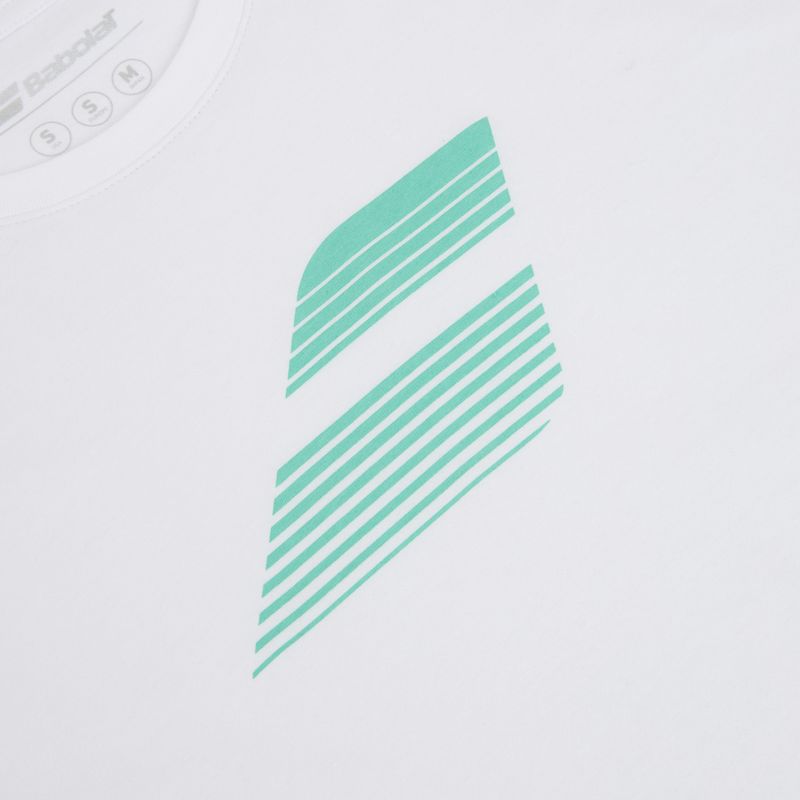Tricou pentru bărbați Babolat Exercise Big Flag white/white 3